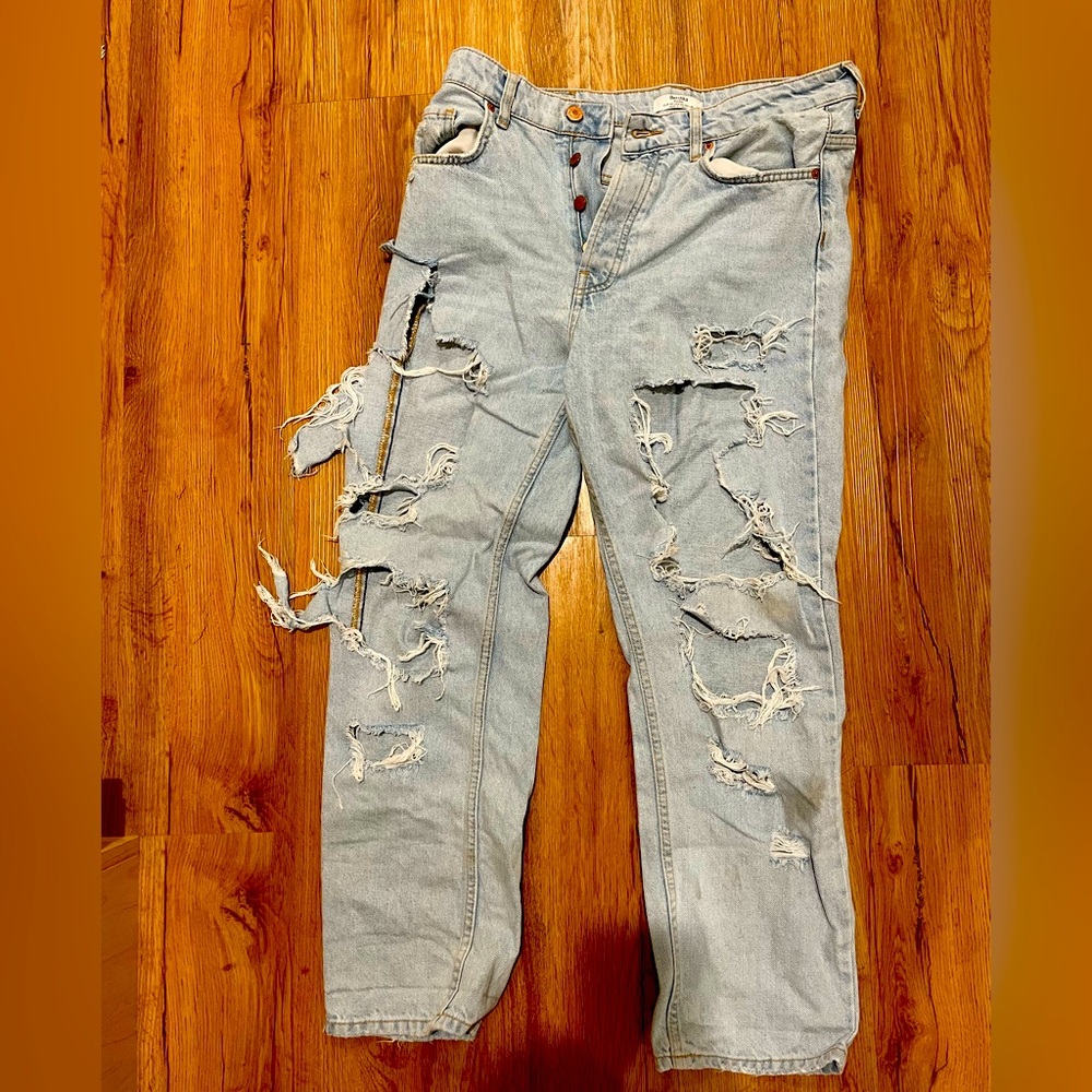 Distressed Berksha jeans